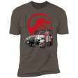 T-Shirts Warm Grey / S Jeep Wrangler YJ Sahara sumi-e Men's Premium T-Shirt