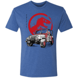 T-Shirts Vintage Royal / S Jeep Wrangler YJ Sahara sumi-e Men's Triblend T-Shirt