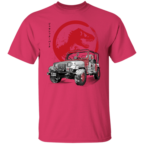 T-Shirts Heliconia / S Jeep Wrangler YJ Sahara sumi-e T-Shirt
