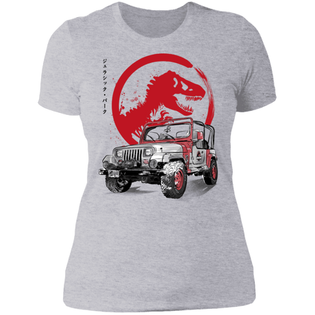 T-Shirts Heather Grey / S Jeep Wrangler YJ Sahara sumi-e Women's Premium T-Shirt