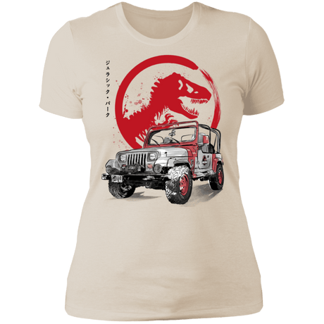 T-Shirts Ivory/ / S Jeep Wrangler YJ Sahara sumi-e Women's Premium T-Shirt
