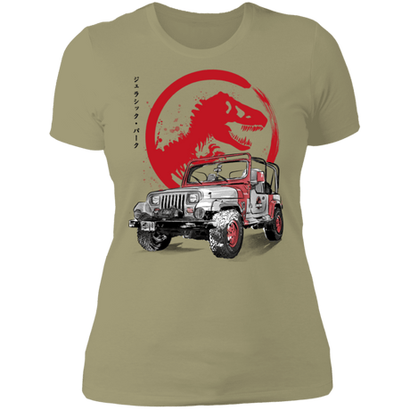 T-Shirts Light Olive / S Jeep Wrangler YJ Sahara sumi-e Women's Premium T-Shirt