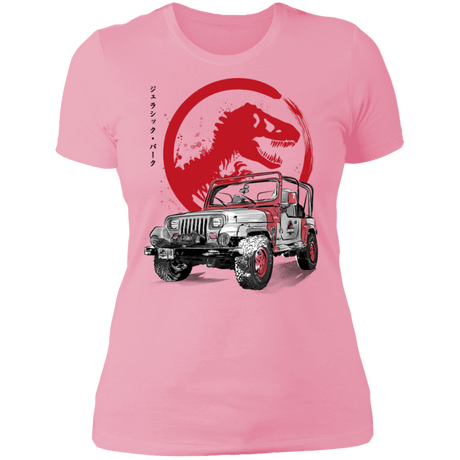 T-Shirts Light Pink / S Jeep Wrangler YJ Sahara sumi-e Women's Premium T-Shirt
