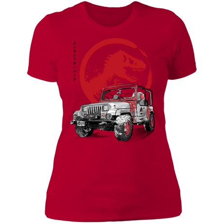 T-Shirts Red / S Jeep Wrangler YJ Sahara sumi-e Women's Premium T-Shirt