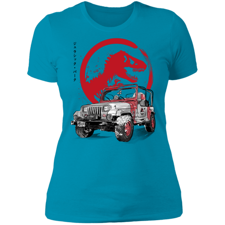 T-Shirts Turquoise / S Jeep Wrangler YJ Sahara sumi-e Women's Premium T-Shirt