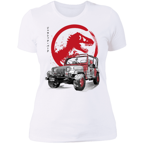 T-Shirts White / S Jeep Wrangler YJ Sahara sumi-e Women's Premium T-Shirt