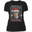 T-Shirts Black / X-Small Jerry Christmas Ugly Sweater Women's Premium T-Shirt
