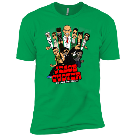 T-Shirts Kelly Green / YXS Jesse Custer vs The Religion Boys Premium T-Shirt