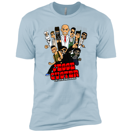 T-Shirts Light Blue / YXS Jesse Custer vs The Religion Boys Premium T-Shirt