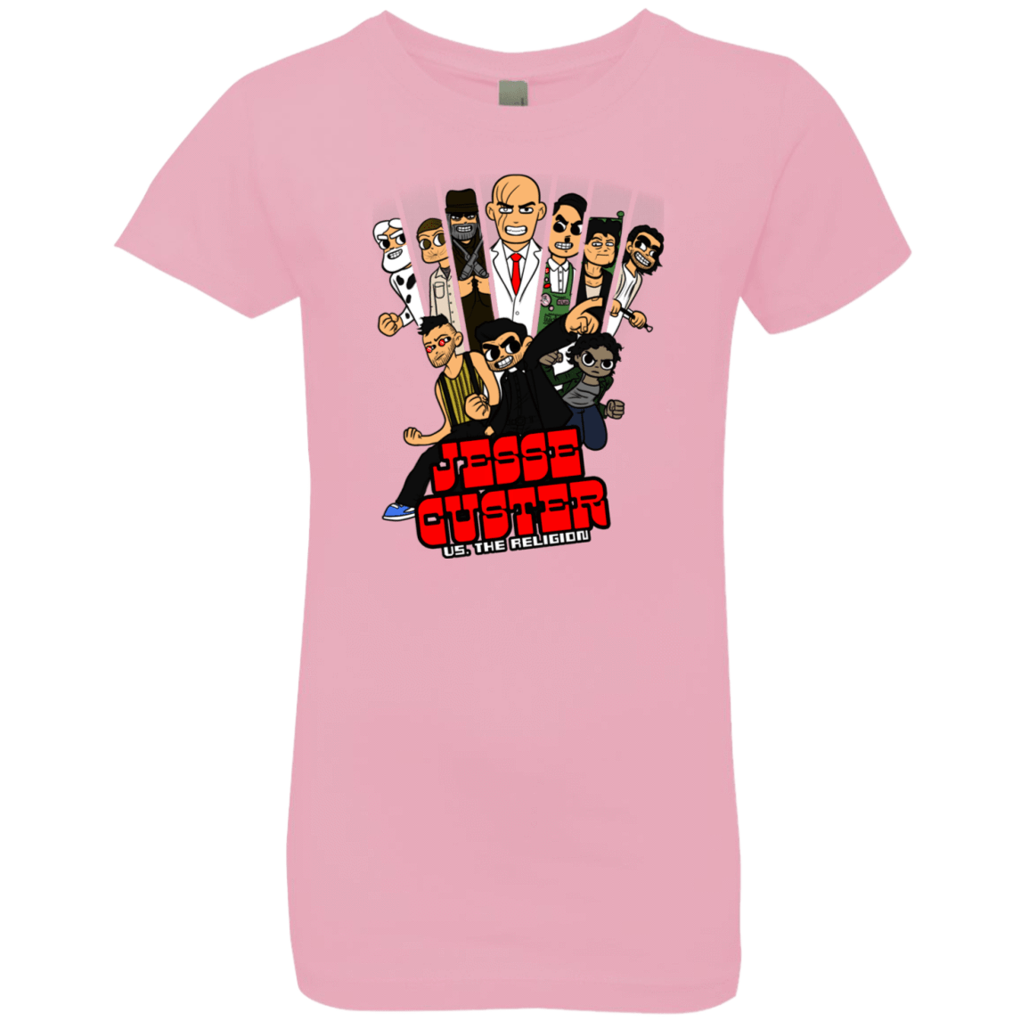 T-Shirts Light Pink / YXS Jesse Custer vs The Religion Girls Premium T-Shirt