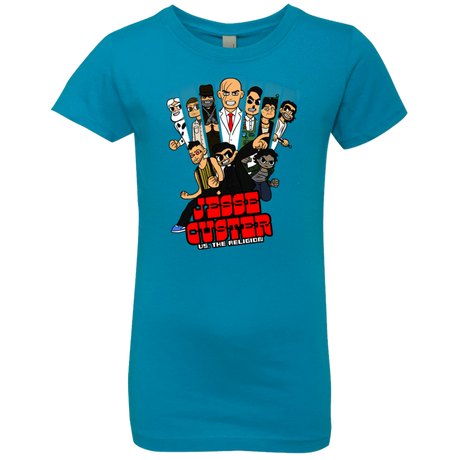 T-Shirts Turquoise / YXS Jesse Custer vs The Religion Girls Premium T-Shirt