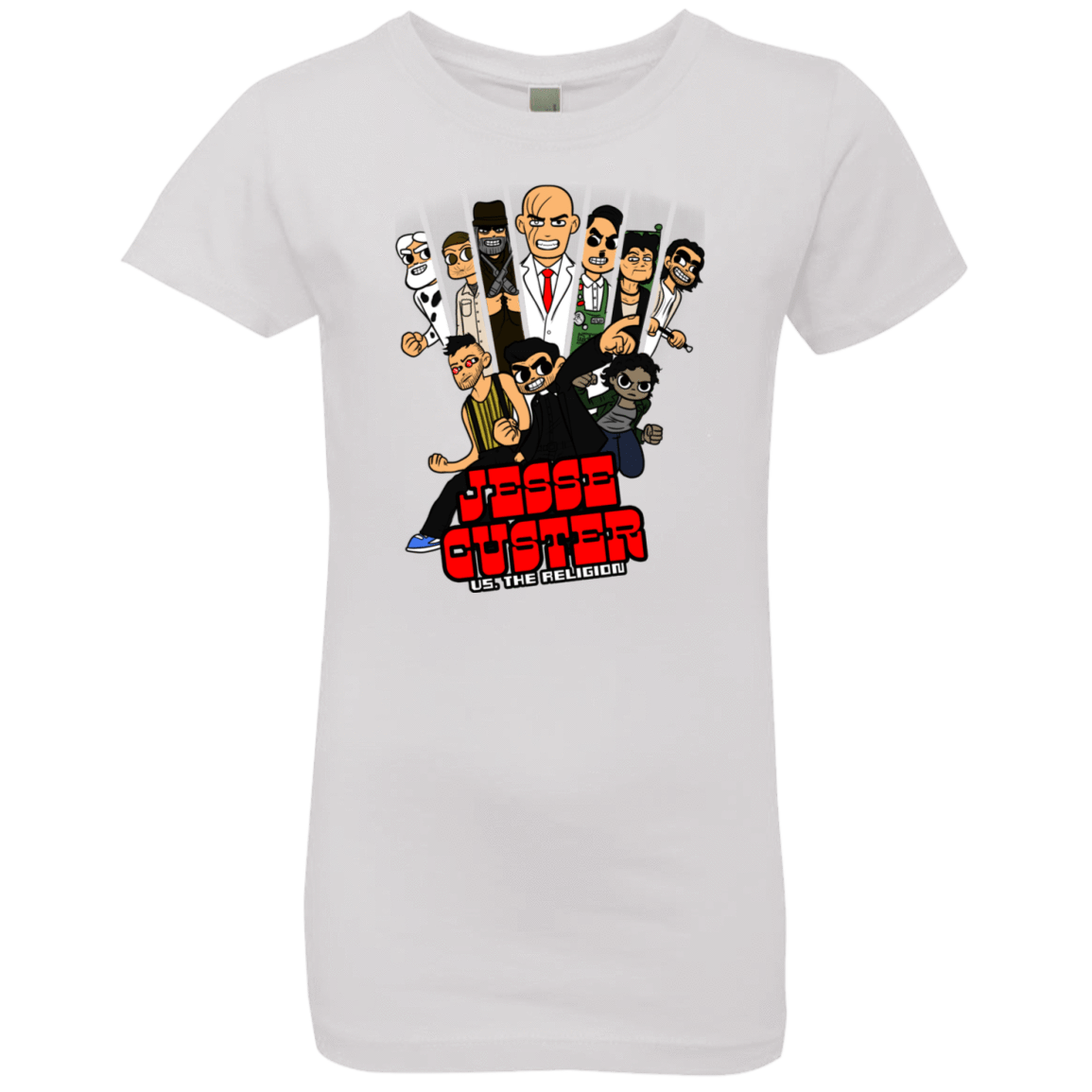 T-Shirts White / YXS Jesse Custer vs The Religion Girls Premium T-Shirt