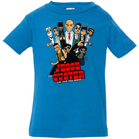 T-Shirts Cobalt / 6 Months Jesse Custer vs The Religion Infant Premium T-Shirt