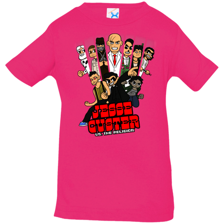 T-Shirts Hot Pink / 6 Months Jesse Custer vs The Religion Infant Premium T-Shirt