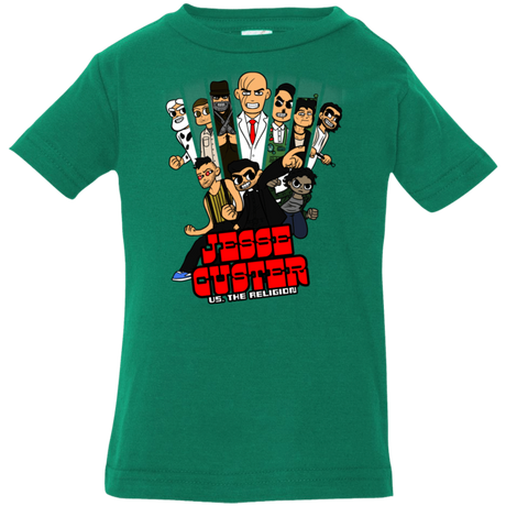 T-Shirts Kelly / 6 Months Jesse Custer vs The Religion Infant Premium T-Shirt