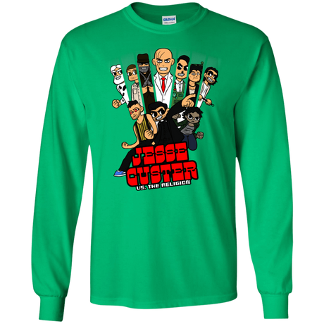 T-Shirts Irish Green / S Jesse Custer vs The Religion Men's Long Sleeve T-Shirt