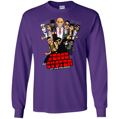 T-Shirts Purple / S Jesse Custer vs The Religion Men's Long Sleeve T-Shirt