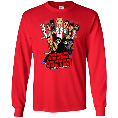 T-Shirts Red / S Jesse Custer vs The Religion Men's Long Sleeve T-Shirt