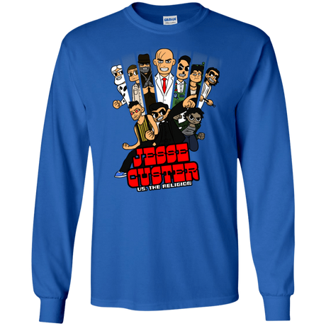 T-Shirts Royal / S Jesse Custer vs The Religion Men's Long Sleeve T-Shirt