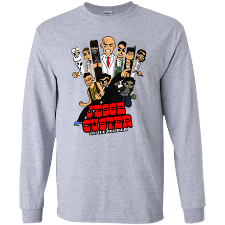 T-Shirts Sport Grey / S Jesse Custer vs The Religion Men's Long Sleeve T-Shirt