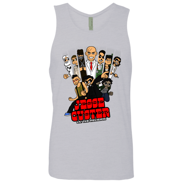 T-Shirts Heather Grey / S Jesse Custer vs The Religion Men's Premium Tank Top