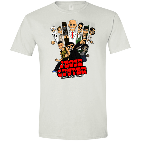 T-Shirts White / X-Small Jesse Custer vs The Religion Men's Semi-Fitted Softstyle