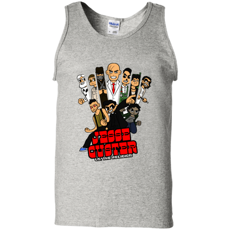 T-Shirts Ash / S Jesse Custer vs The Religion Men's Tank Top