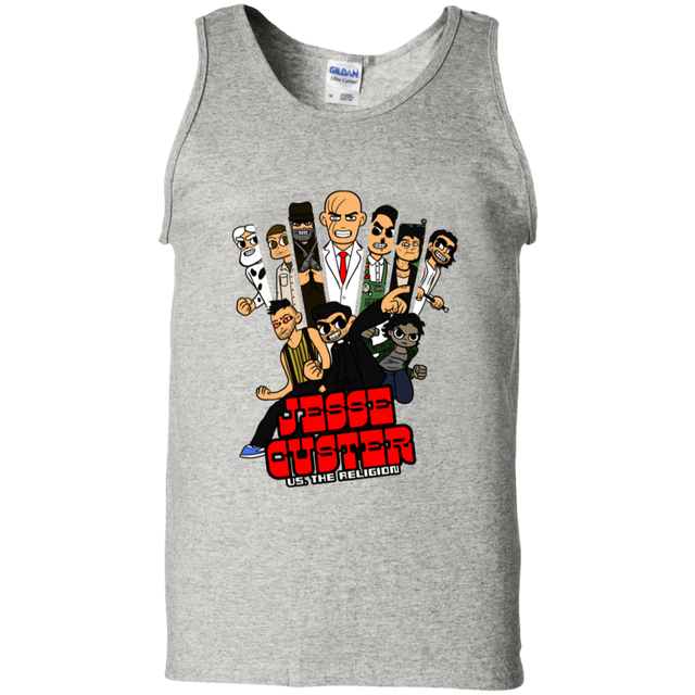 T-Shirts Ash / S Jesse Custer vs The Religion Men's Tank Top