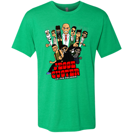 T-Shirts Envy / S Jesse Custer vs The Religion Men's Triblend T-Shirt