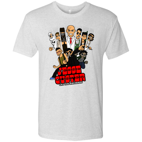 T-Shirts Heather White / S Jesse Custer vs The Religion Men's Triblend T-Shirt