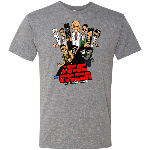 T-Shirts Premium Heather / S Jesse Custer vs The Religion Men's Triblend T-Shirt