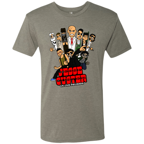 T-Shirts Venetian Grey / S Jesse Custer vs The Religion Men's Triblend T-Shirt