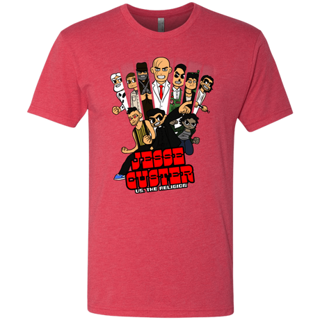 T-Shirts Vintage Red / S Jesse Custer vs The Religion Men's Triblend T-Shirt