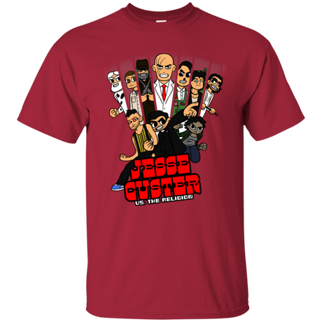 T-Shirts Cardinal / S Jesse Custer vs The Religion T-Shirt