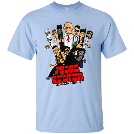 T-Shirts Light Blue / S Jesse Custer vs The Religion T-Shirt