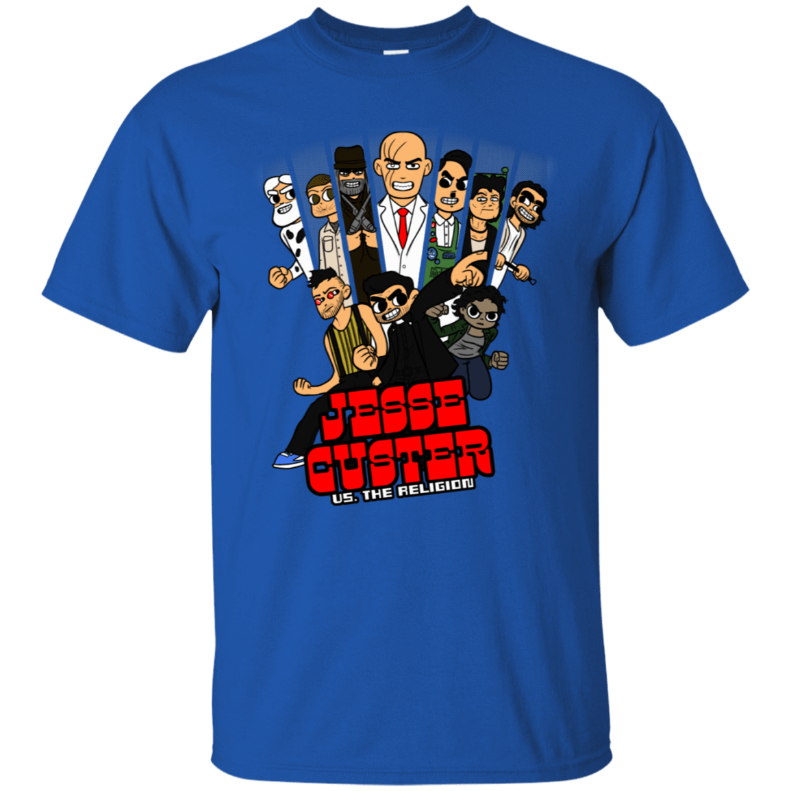 T-Shirts Royal / S Jesse Custer vs The Religion T-Shirt