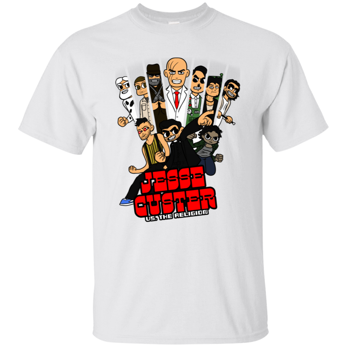 T-Shirts White / S Jesse Custer vs The Religion T-Shirt