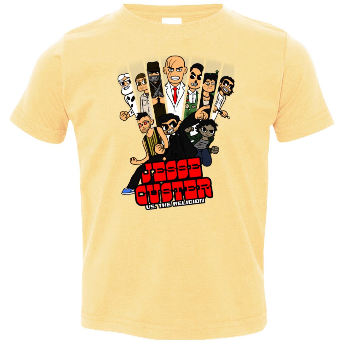 T-Shirts Butter / 2T Jesse Custer vs The Religion Toddler Premium T-Shirt