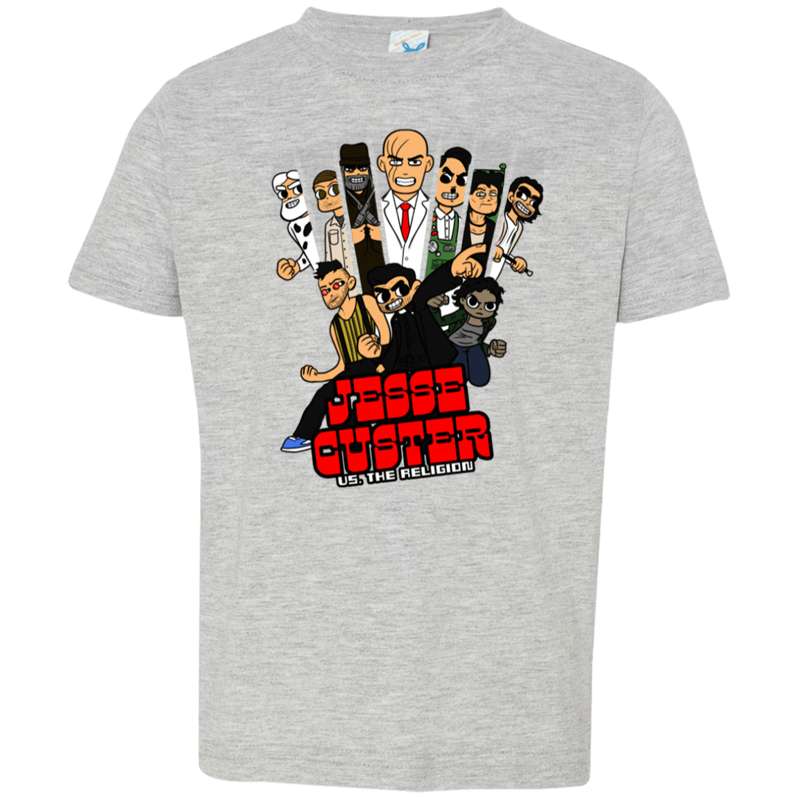 T-Shirts Heather Grey / 2T Jesse Custer vs The Religion Toddler Premium T-Shirt