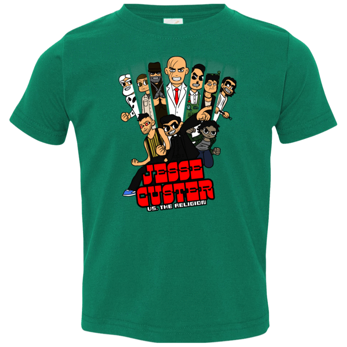 T-Shirts Kelly / 2T Jesse Custer vs The Religion Toddler Premium T-Shirt