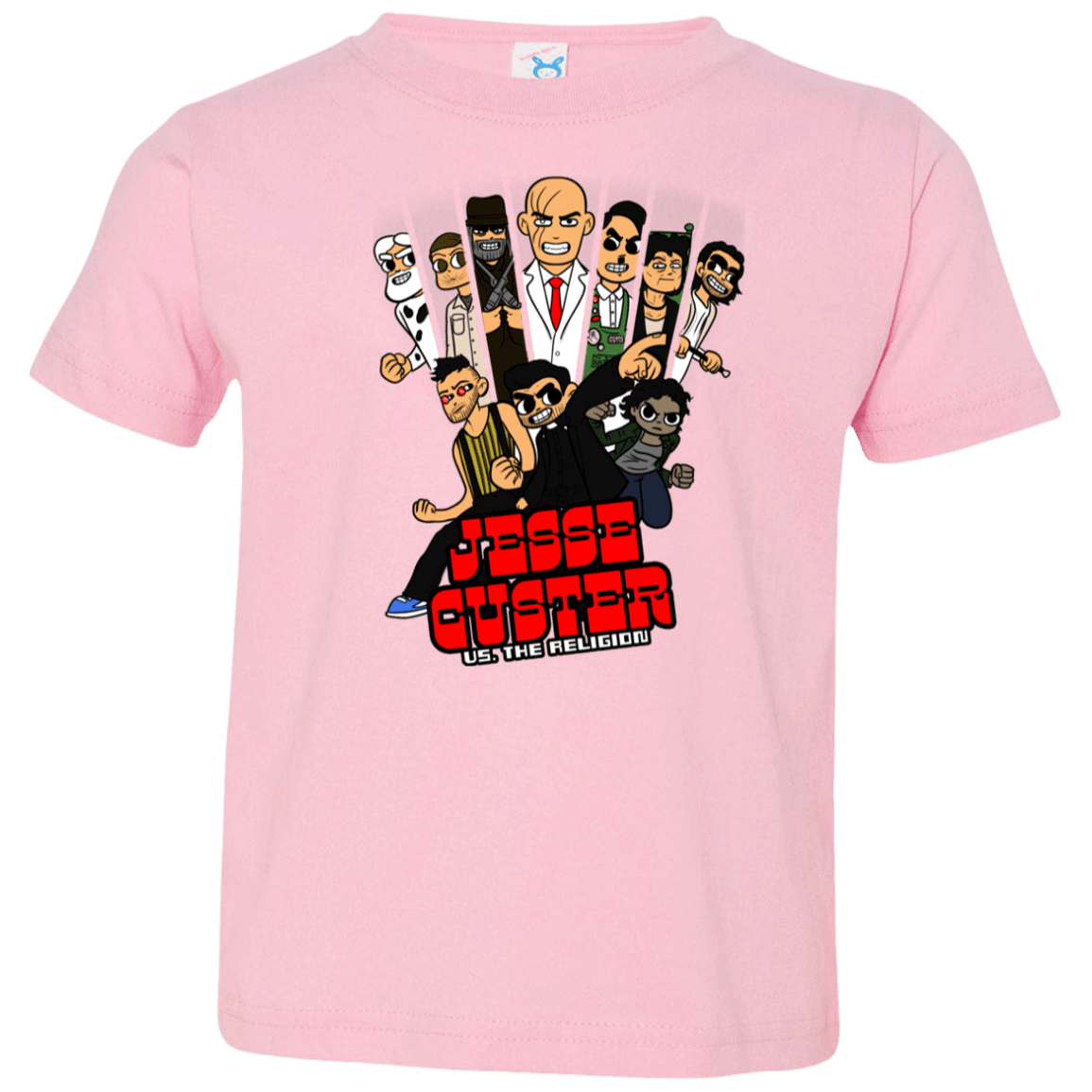 T-Shirts Pink / 2T Jesse Custer vs The Religion Toddler Premium T-Shirt