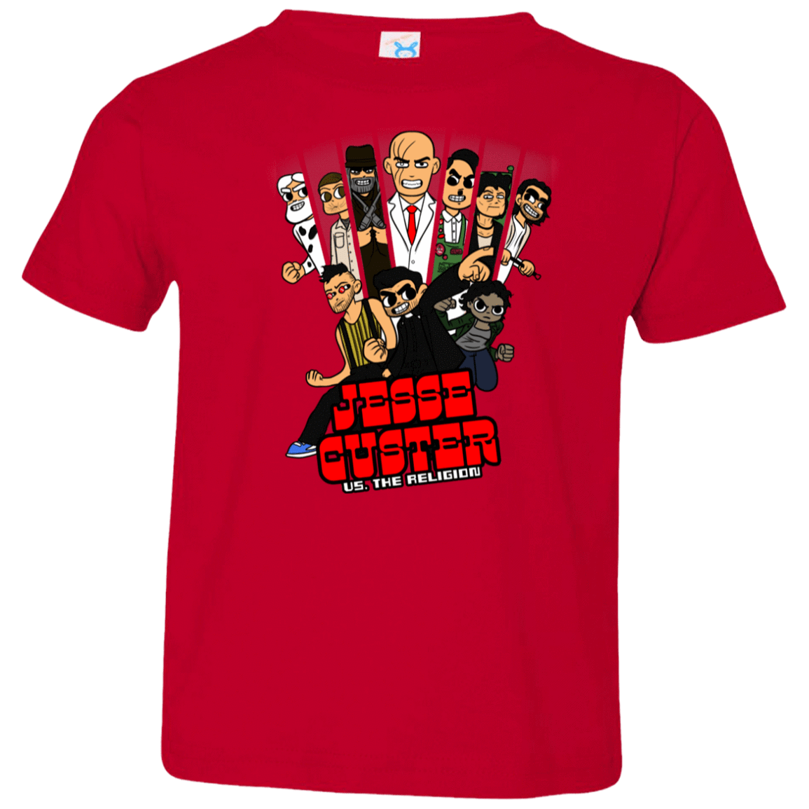 T-Shirts Red / 2T Jesse Custer vs The Religion Toddler Premium T-Shirt