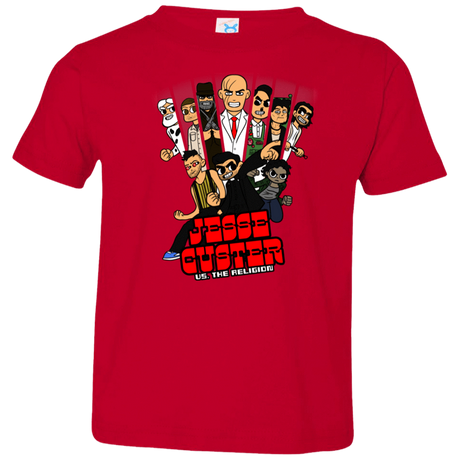 T-Shirts Red / 2T Jesse Custer vs The Religion Toddler Premium T-Shirt