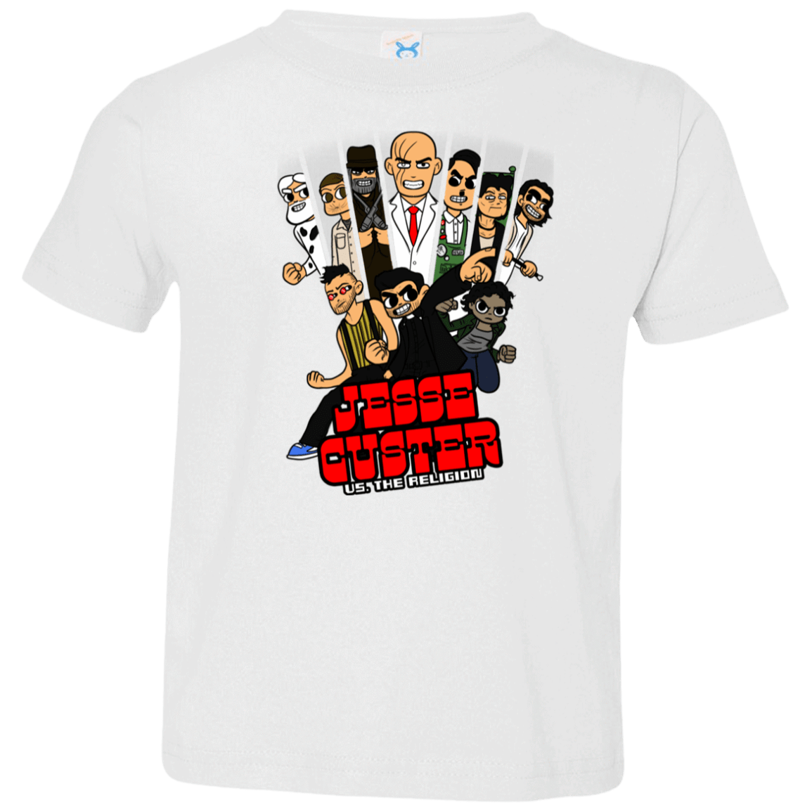 T-Shirts White / 2T Jesse Custer vs The Religion Toddler Premium T-Shirt