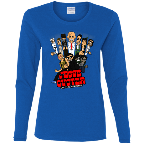 T-Shirts Royal / S Jesse Custer vs The Religion Women's Long Sleeve T-Shirt