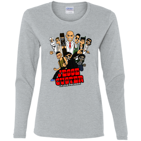 T-Shirts Sport Grey / S Jesse Custer vs The Religion Women's Long Sleeve T-Shirt