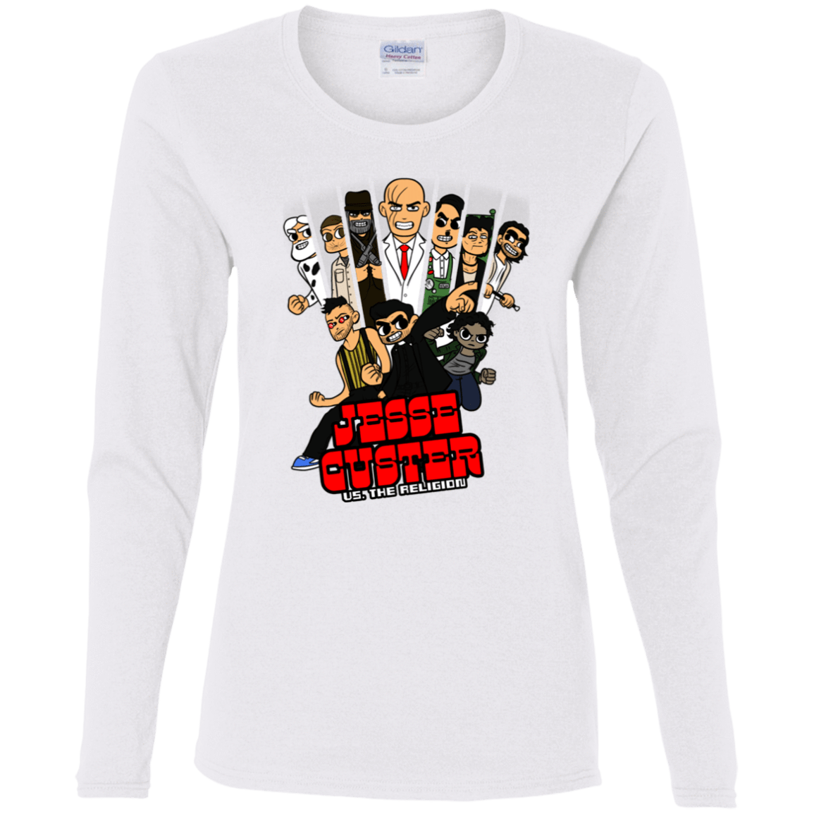 T-Shirts White / S Jesse Custer vs The Religion Women's Long Sleeve T-Shirt