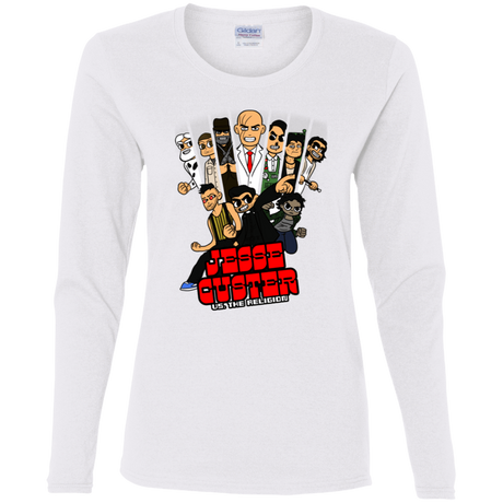 T-Shirts White / S Jesse Custer vs The Religion Women's Long Sleeve T-Shirt