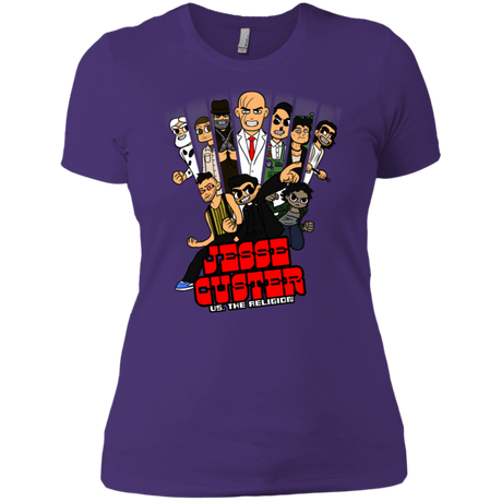 T-Shirts Purple Rush/ / X-Small Jesse Custer vs The Religion Women's Premium T-Shirt