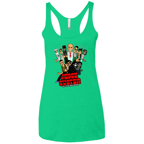 T-Shirts Envy / X-Small Jesse Custer vs The Religion Women's Triblend Racerback Tank